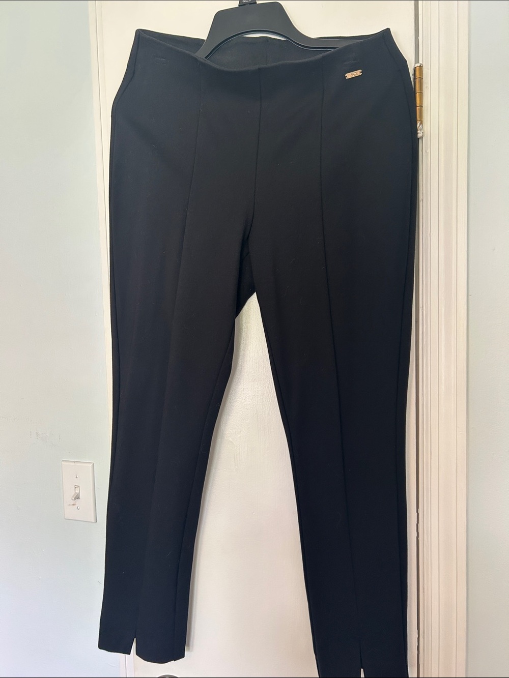 Rafaella Black Comfort Ponte Slim Pants